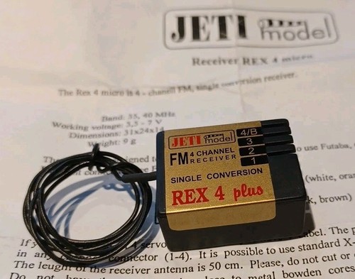 Jeti model rex micro 4 - 4, 3/4