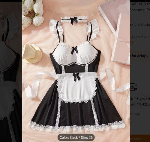 Plus sissy maid dress - sissy,