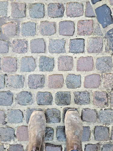 Granite cobble stones blend - granite,