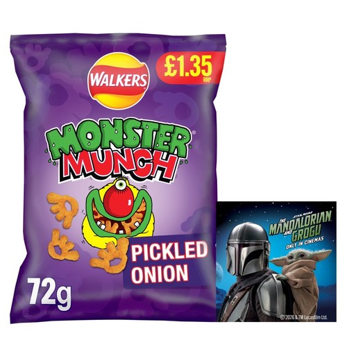 Monster munch crisps - monster, pickled