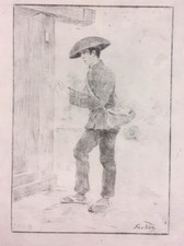 GEORGES BIGOT POSTMAN ETCHING