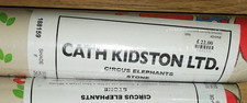 Cath kidston circus elephants 10m wallpaper rolls x1,bnafs/unused,quality!
