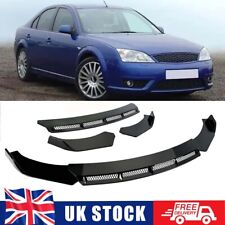 Gloss Black Lower Front Bumper Lip Splitter Spoiler For Ford For Mondeo MK3 MK4