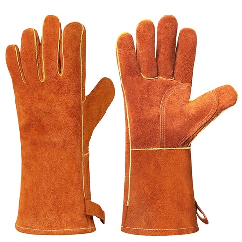 Leather bbq gloves xndryan 14 - bbq,