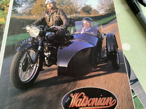 Norton big sidecar watsonian - 4,