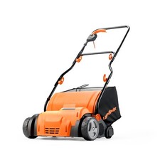 LawnMaster Electric Lawn Scarifier and Rake - 1350W 33cm 2-in-1