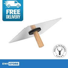 13" Regal & Barnes Aluminium Render Hawk Leather Handle Plaster Mortar Render