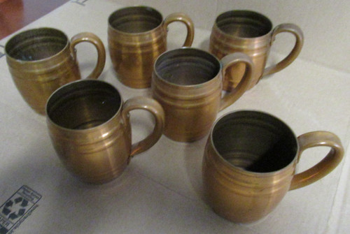 Vintage solid copper barrel - copper,