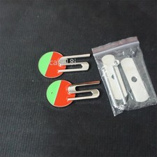 Green Silver S Chrome Metal