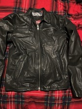 Men’s Superdry Leather Biker