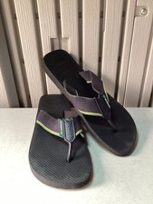 Havaianas Urban Brazil Flip Flops - Size 39-40  EU 41-42 US 8M - Black