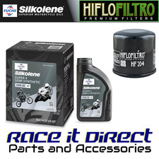 Oil & Filter Kit for Honda VFR1200 XD Crosstourer DCT 2014-2018 Silkolene Hiflo