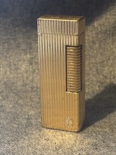 Vintage Dunhill Rollagas Lighter Gold Stripe Pattern buy now  