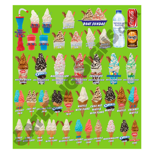 Whippy ice cream van - cream,