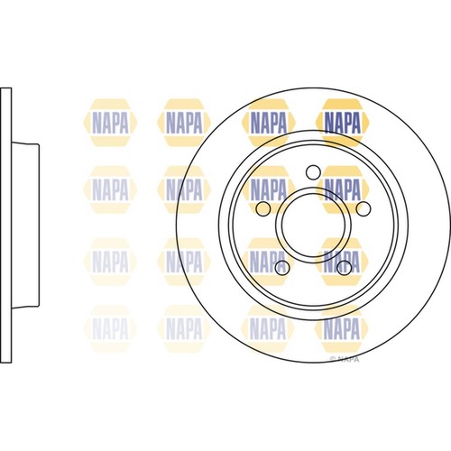 Brake discs solid - solid, volvo