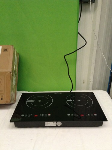 Double induction hob 3520w - double,