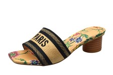 Womens Slip On Low Block Heel