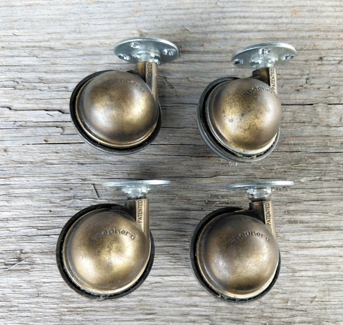 Set vintage shepherd brass - 4x,