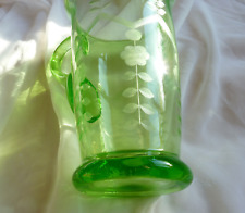 Vintage Uranium Green Glass
