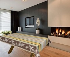 Leaves Striped PVC Vinyl