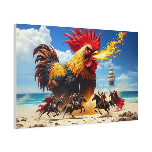 Giant fire breathing - giant, rooster