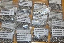 6mm Aluminium BB Gun Metal Polished High Quality Pellets BBS/AIRSOFT 500,200