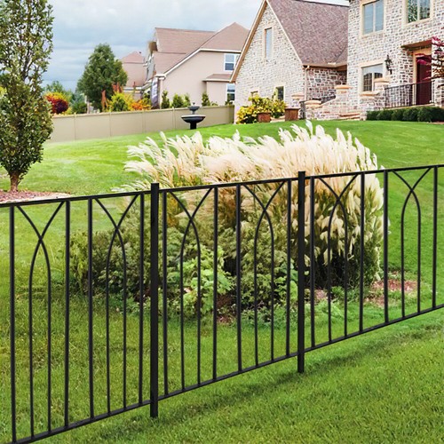 Decking balustrade metal fence - decking,