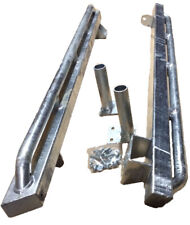 LAND ROVER DEFENDER 90 ROCK SLIDERS WITH TREE BARS GALVANISED 