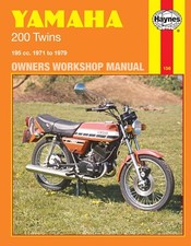 Haynes Manual 0156 for Yamaha RD200 (73 - 76), RD200DX, YCS-3E, YCS-5E (195cc)
