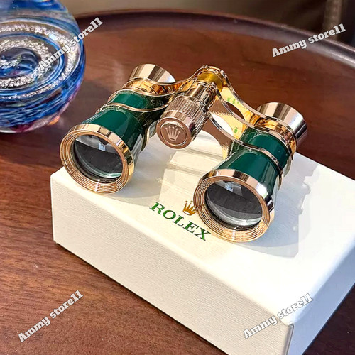 Rolex opera binoculars green - rolex,