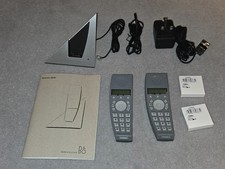 Bang & Olufsen Beocom 6000 - 2 Handsets, Pyramid PSTN Base/Charger fully tested
