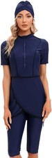 Womens Muslim Burkini Swimsuit
