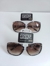Foster Grants Ladies Designer Sunglasses Max Block 100%UVA-UVB Protection 2pairs