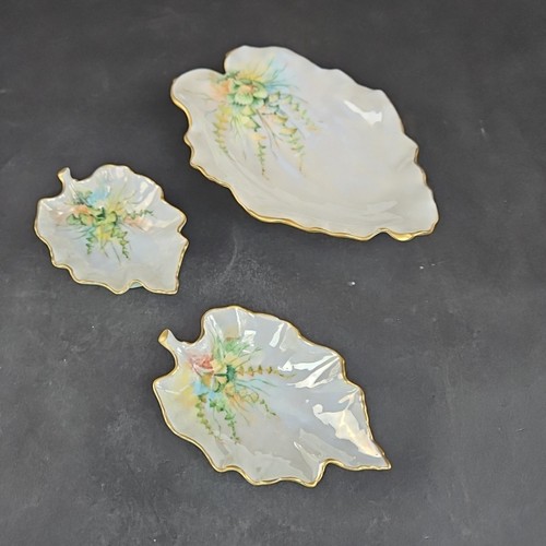 Vtg limoges france leaf - limoges,