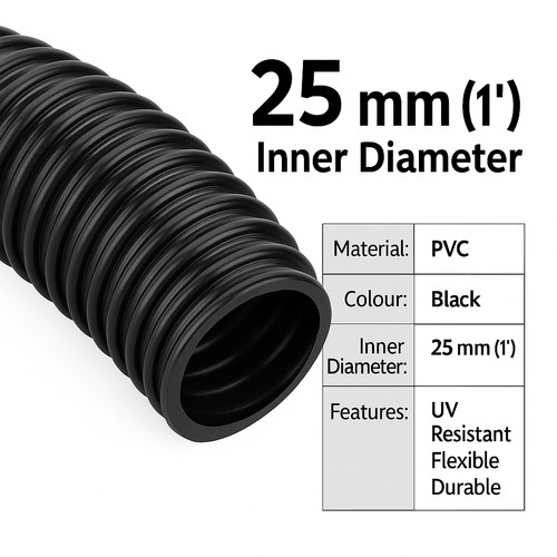 25mm corrugated pond - corrugated, hose
