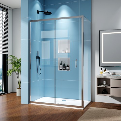 Walk sliding shower - walk, door