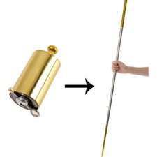 Portable Martial Arts Metal Magic Pocket Bo Staff Pocket Magic TriL^ New 110cm