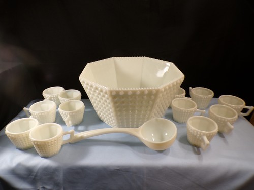 Fenton milk glass hobnail - fenton,