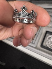 925 Sterling Silver Crown Ring