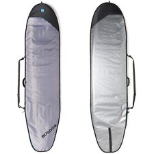 Bulldog 9ft6 Longboard Bag NEW 5mm Surfboard day bag with fin slot silver