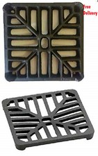 Black 7" 178mm Square Cast