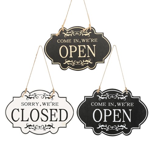 Double sided open closed - double-sided,