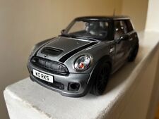 Kyosho Mini Cooper S John Cooper Works JCW 1/18 Diecast Car Silver Gray 