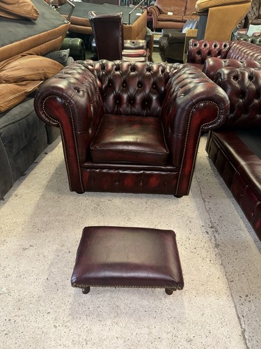 Chesterfield oxblood real - chesterfield,