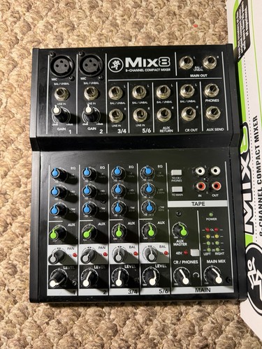 Mackie mix8 channel compact - mackie,