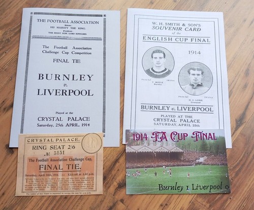 1914 cup final burnley vs - fa,