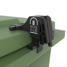 Wheelie bin lock, wheelie bin