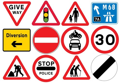 Road traffic signs - 24, x