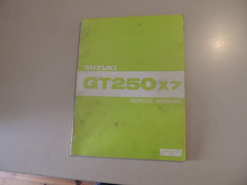 Suzuki 250 e service - suzuki,