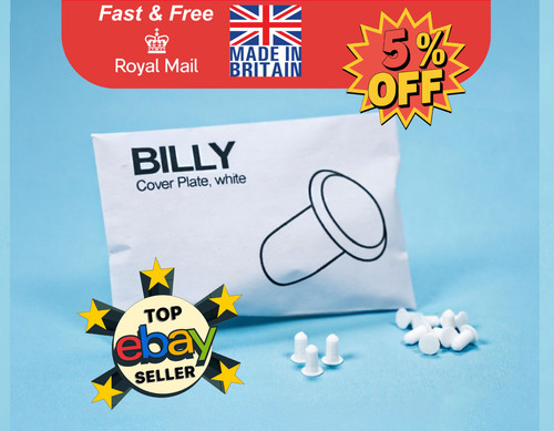 White plastic cover caps - x,